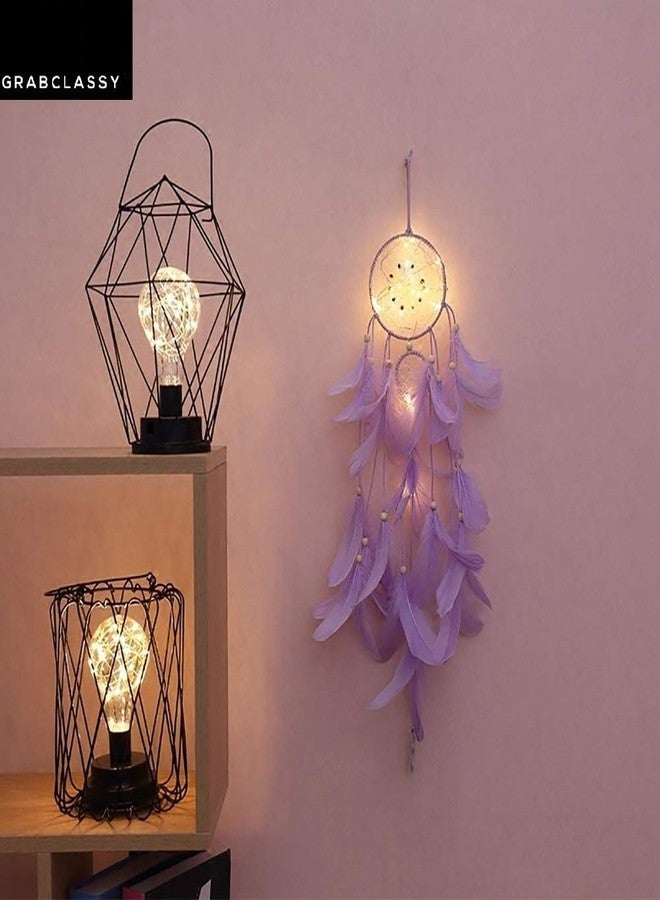 Grab Classy Cotton Dream Catcher (4.7 x 13.8 inch, Purple) - Image 2